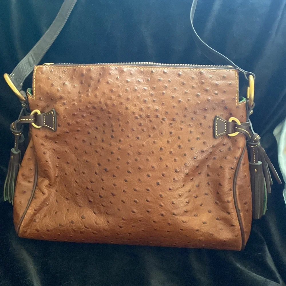 Dooney & Bourke Ostrich Skin Bag - Picture 5 of 15
